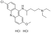 Quinacrine dihydrochloride Structure