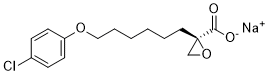 (R)-(+)-Etomoxir sodium salt Structure
