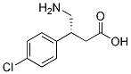 (R)-Baclofen Structure