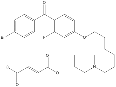 RO 48-8071 fumarate Structure