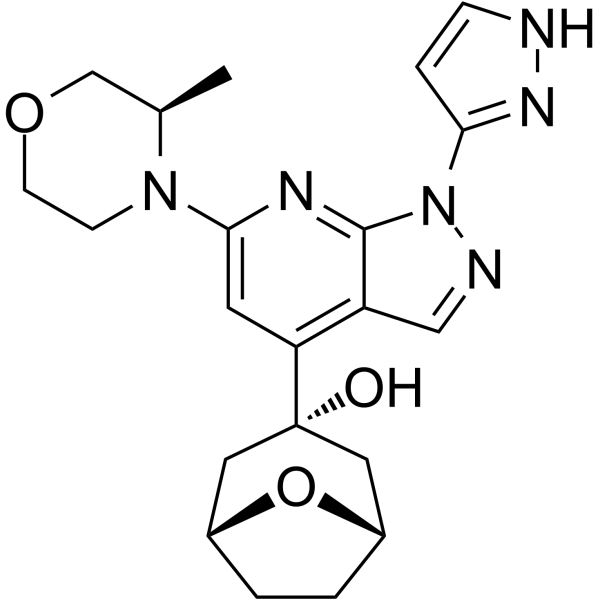 Camonsertib (RP-3500) Structure