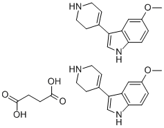 RU 24969 hemisuccinate Structure