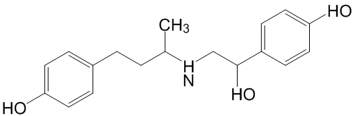 Ractopamine hydrochloride Structure