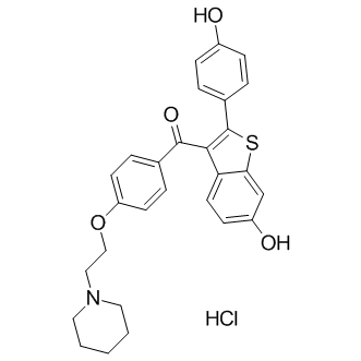 Raloxifene HCl Structure