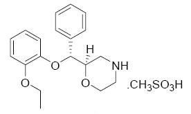 Reboxetine mesylate Structure