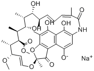 Rifamycin sodium Structure