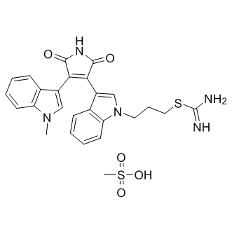 Ro 31-8220 Mesylate Structure