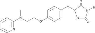 Rosiglitazone Structure