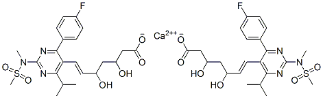 Rosuvastatin calcium Structure