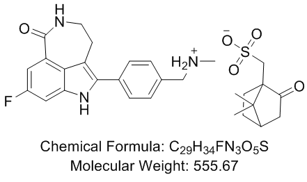 Rucaparib Camsylate Structure