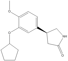 S-(+)-Rolipram Structure