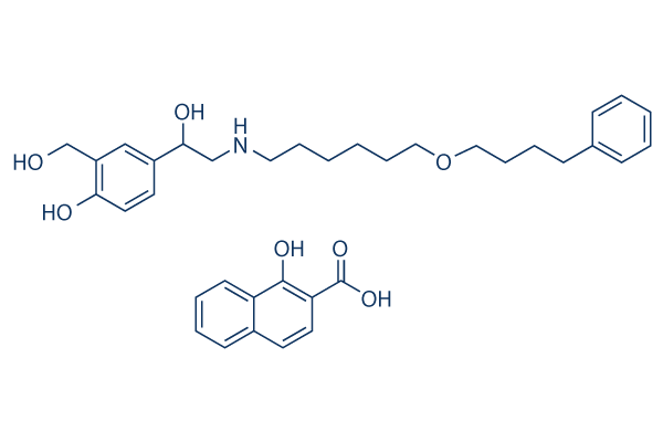 Salmeterol Xinafoate Structure