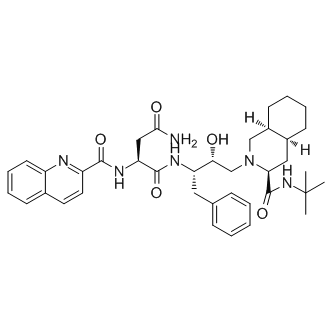 Saquinavir  Structure