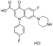 Sarafloxacin HCl Structure