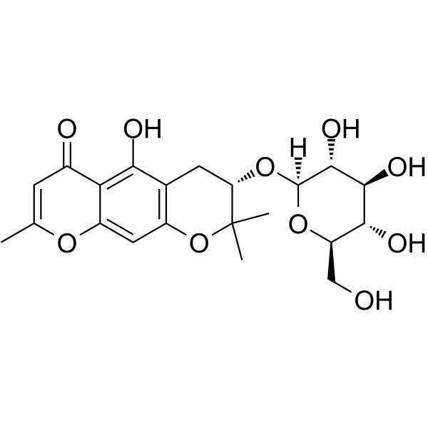 Sec-O-Glucosylhamaudol Structure