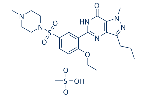 Sildenafil Mesylate Structure