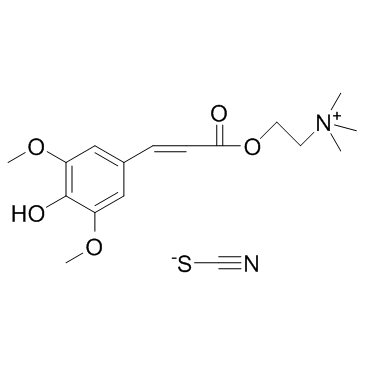 Sinapine-thiocyanate Structure