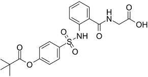 Sivelestat Structure