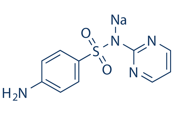 Sodium sulfadiazine Structure