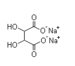 Sodium tartrate Structure