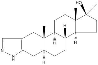Stanozolol Structure