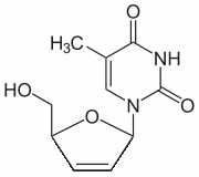 Stavudine Structure