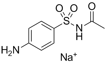 Sulfacetamide Sodium Structure