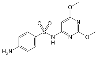 Sulfadimethoxine Structure