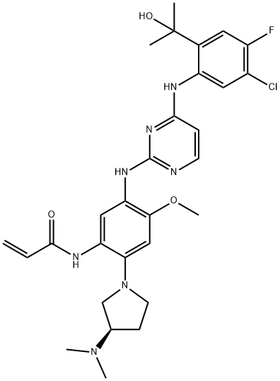 Sunvozertinib Structure