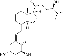 Tacalcitol Structure