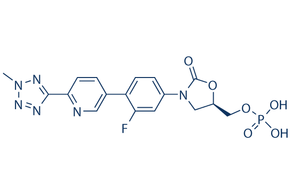 Tedizolid Phosphate Structure