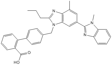 Telmisartan Structure