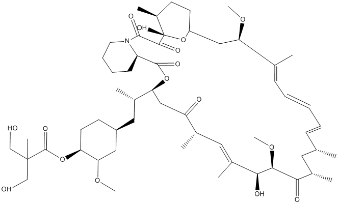 Temsirolimus Structure