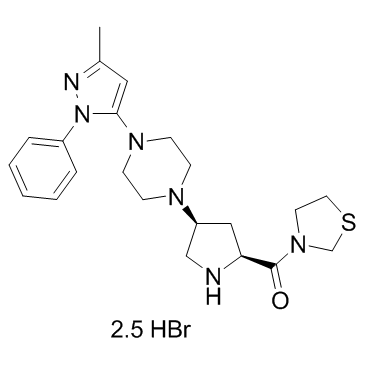 Teneligliptin HBr Structure