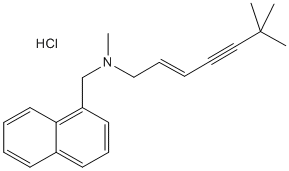 Terbinafine hydrochloride Structure