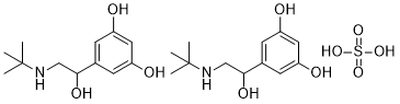 Terbutaline Sulfate Structure