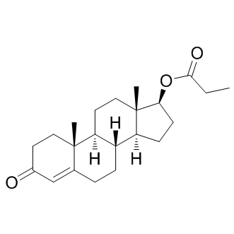 Testosterone propionate Structure