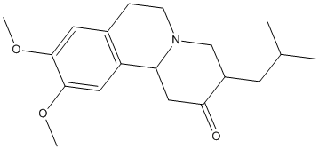 Tetrabenazine Structure