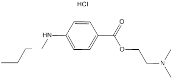 Tetracaine hydrochloride Structure