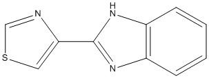 Thiabendazole Structure