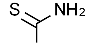 Thioacetamide Structure