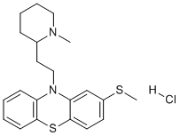 Thioridazine hydrochloride Structure