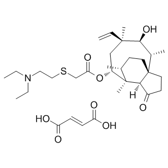 Tiamulin fumarate Structure