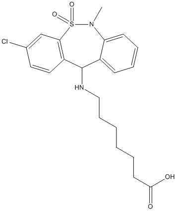 Tianeptine Structure