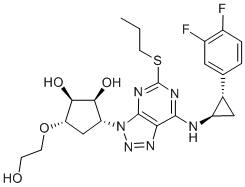 Ticagrelor Structure