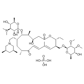 Tilmicosin phosphate Structure