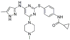 Tozasertib Structure