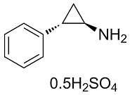 Tranylcypromine hemisulfate Structure