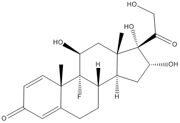 Triamcinolone Structure