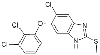 Triclabendazole Structure